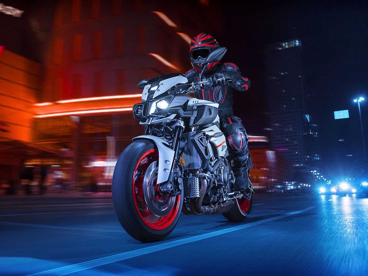 Yamaha MT-10 in Ice Fluo colour
