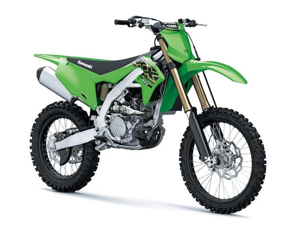 Kawasaki KX250X in Lime Green colour