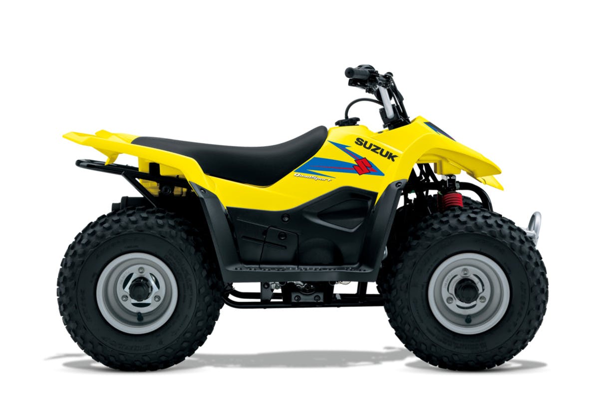 SUZUKI QUADSPORT Z50 in champion yellow no.2 colour