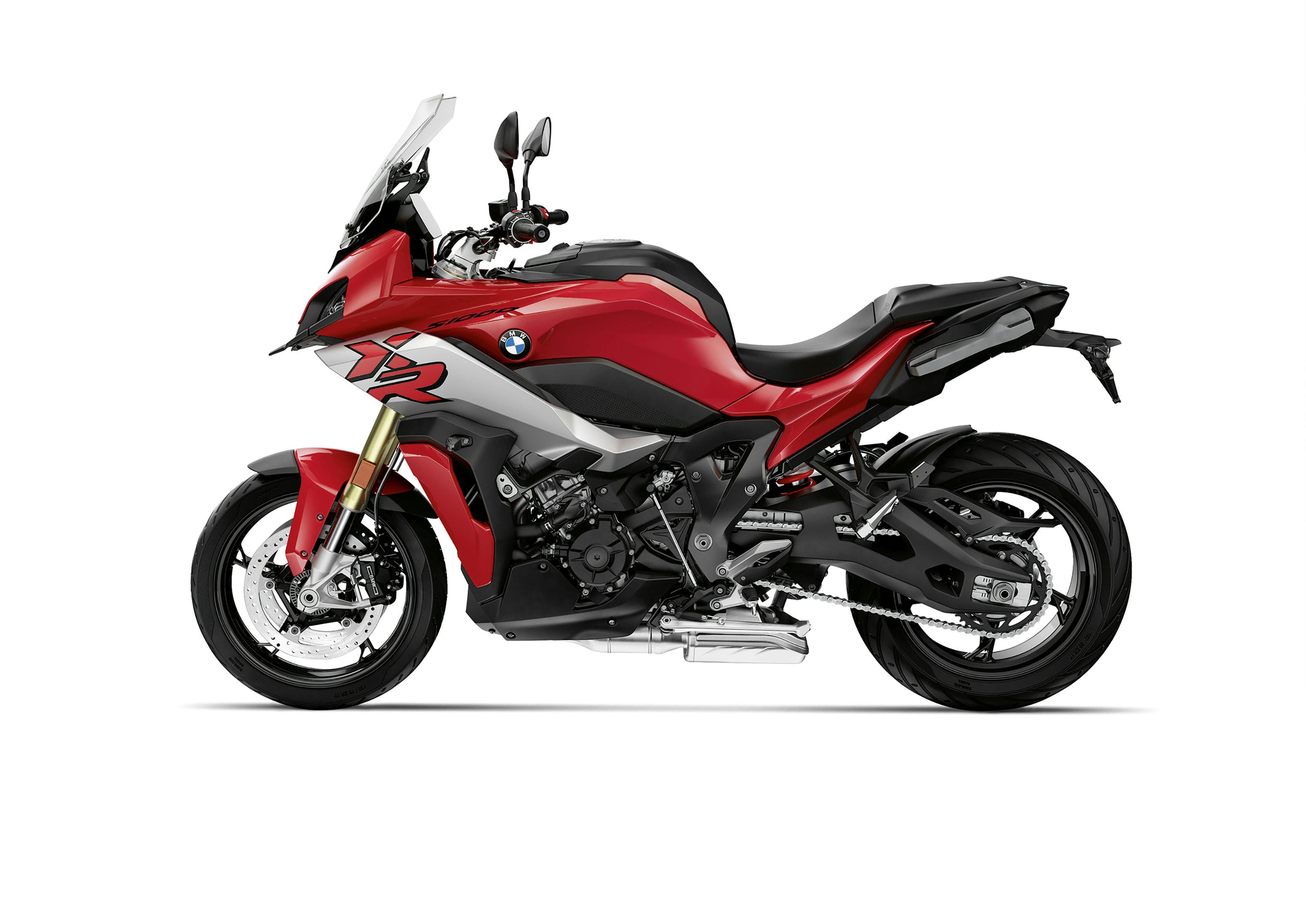 BMW S 1000 XR in Racing Red / White Aluminium Metallic Matt colour