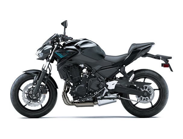 Kawasaki Z650L in Metallic Spark Black with Metallic Flat Spark Black colour