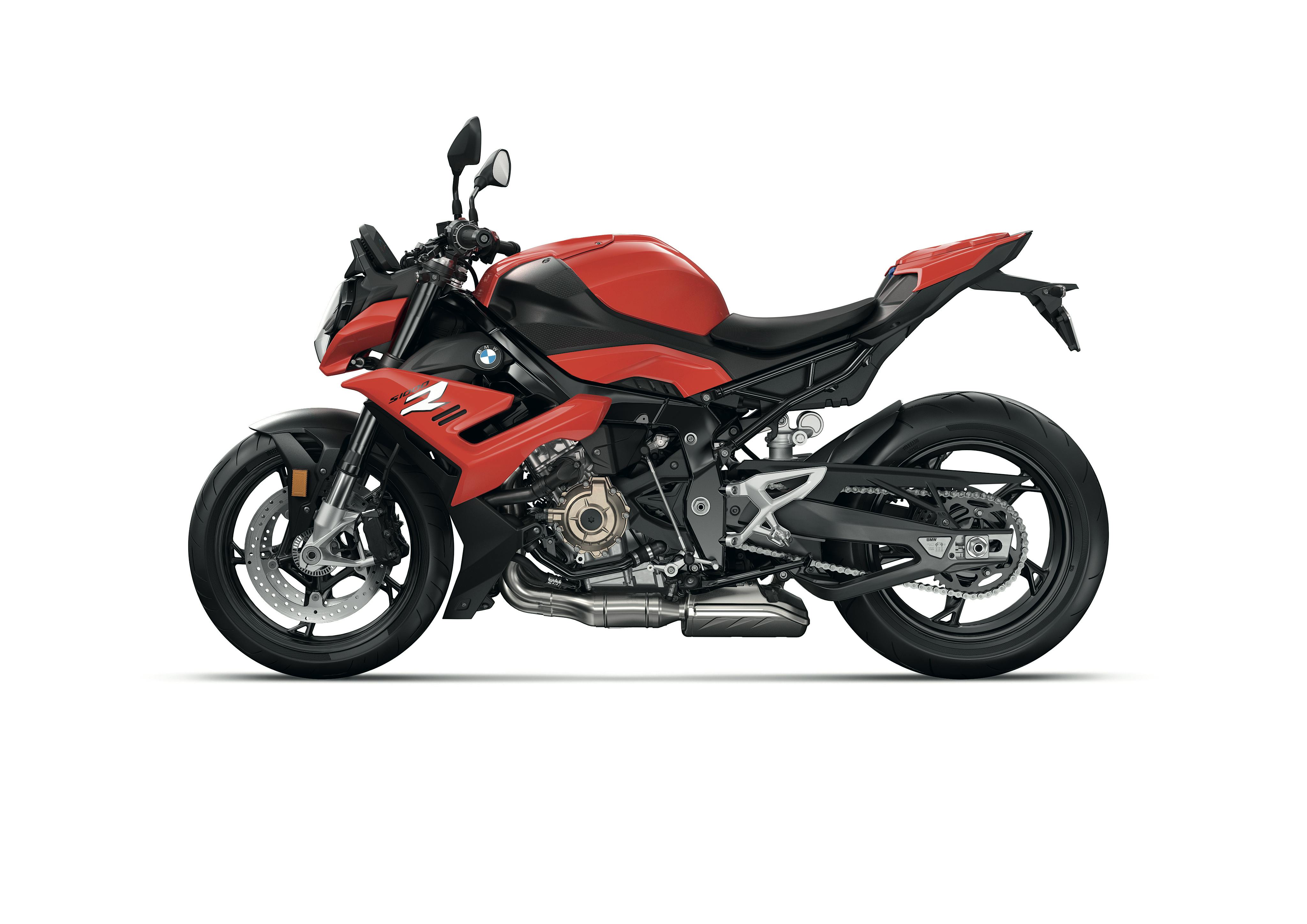 BMW S 1000 R in racing red colour