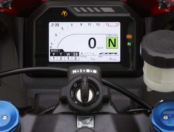 Honda CBR600RR speedometer