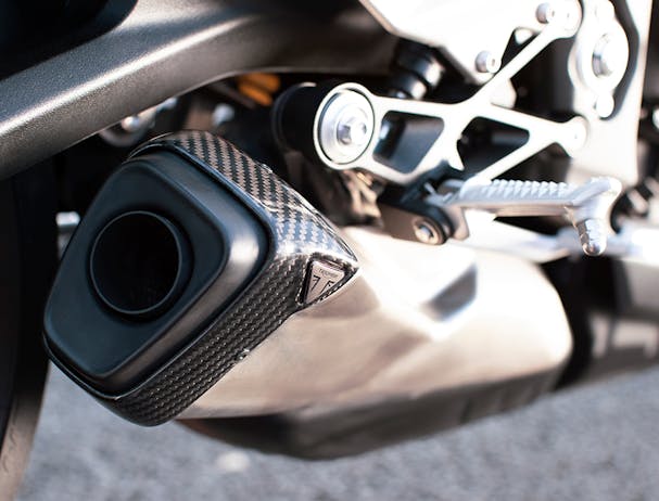 Triumph Street Triple RS silencer