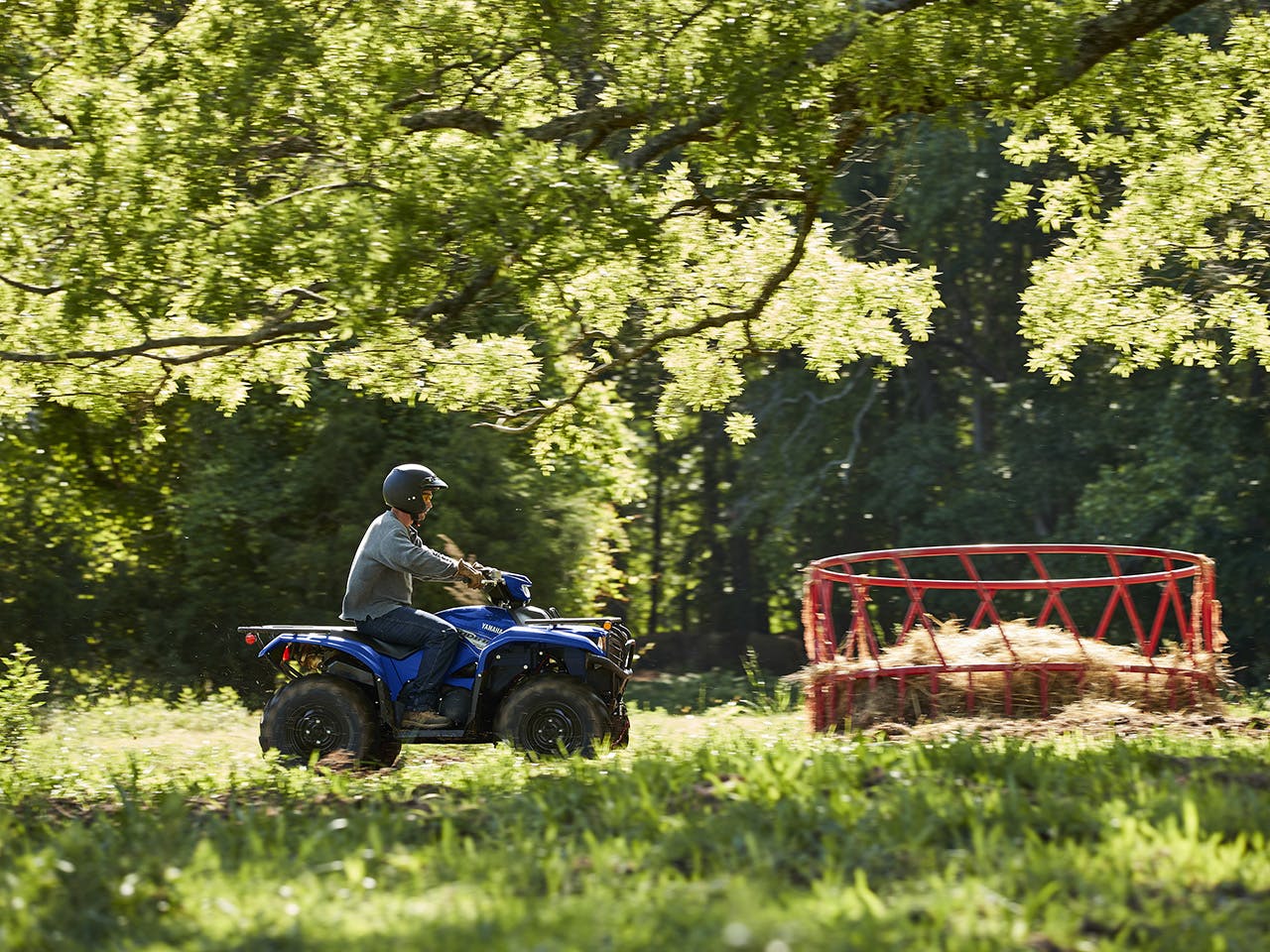 Yamaha Kodiak 700 EPS in steel blue colour
