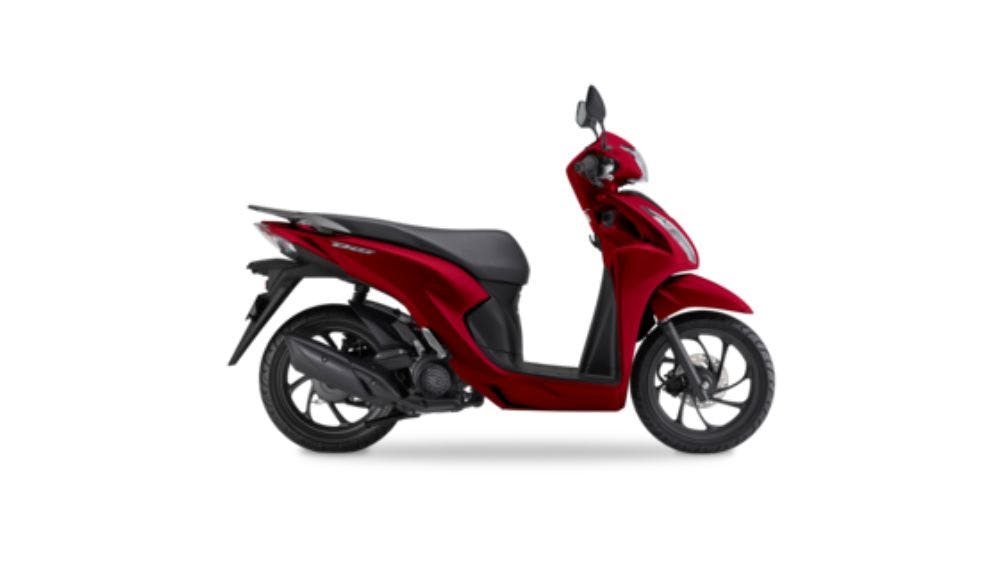 Honda NSC110 Dio in candy red colour