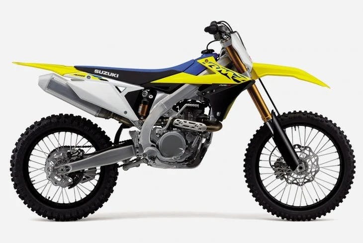 SUZUKI RM-Z450 in champion yellow no.2 colour