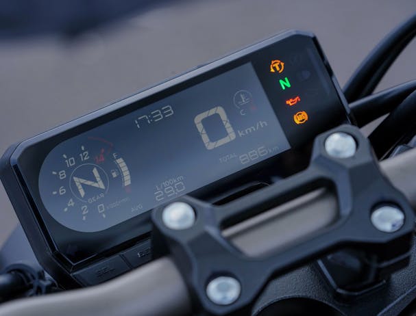 Honda CB650R speedometer
