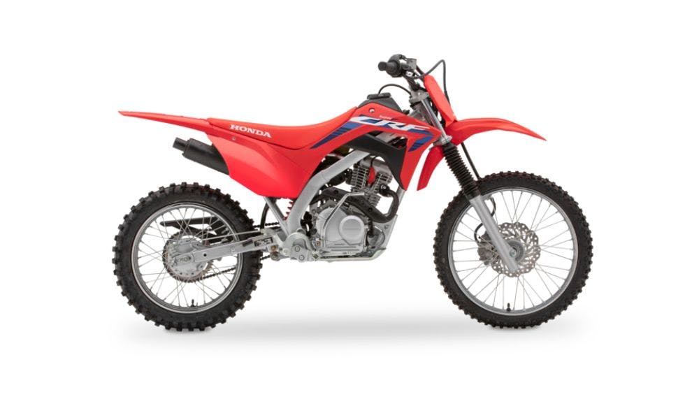 Honda CRF125FB in extreme red colour