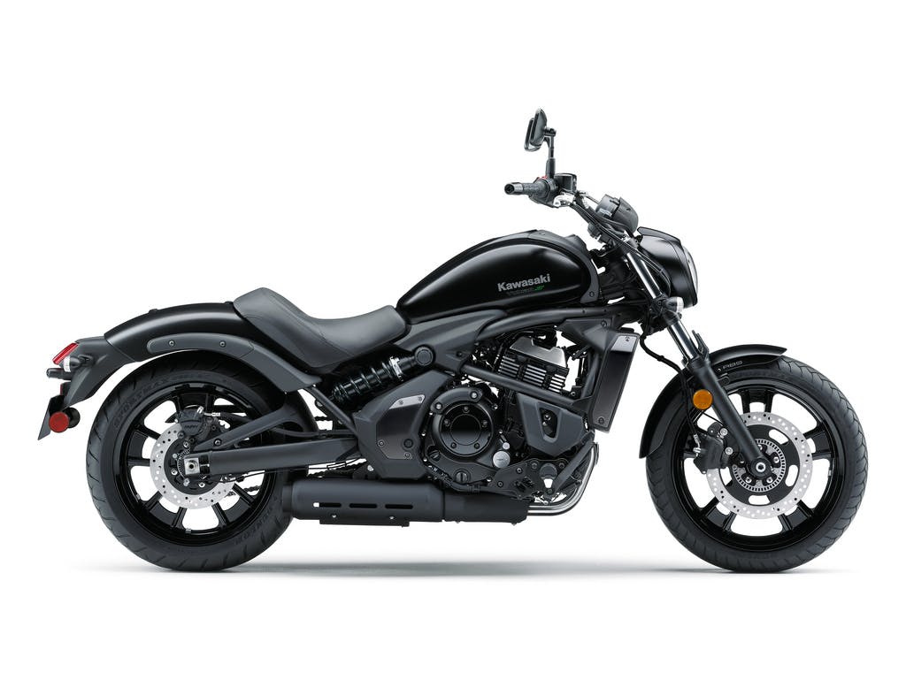 KAWASAKI VULCAN S in metallic flat spark black colour