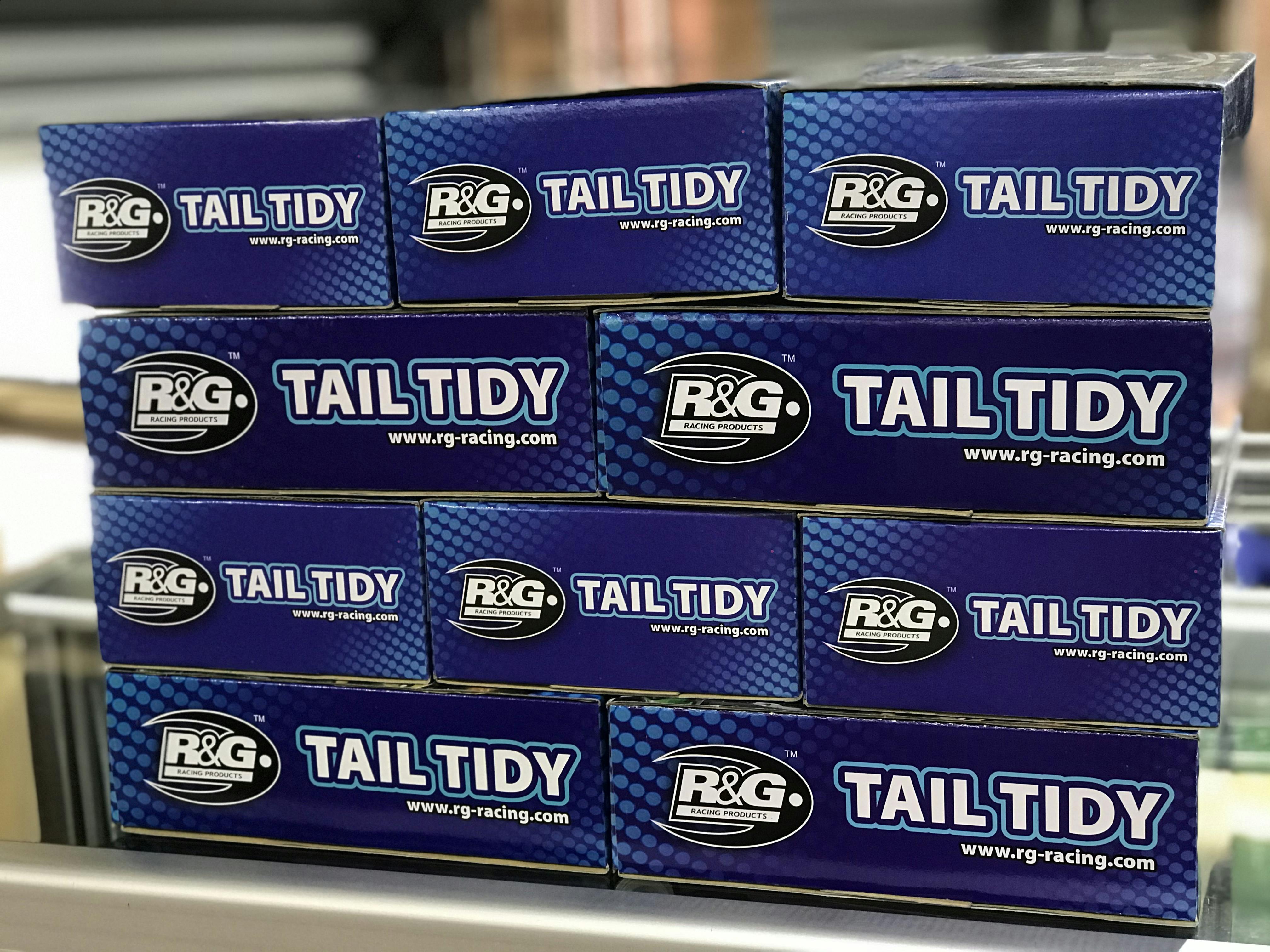 R&G Tail Tidies in store at Bikebiz