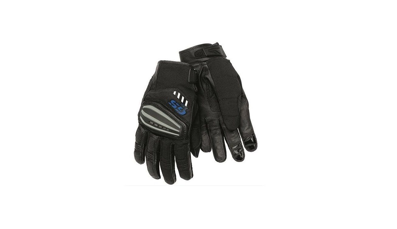 Dual sport gloves - BMW Rallye glove black grey blue