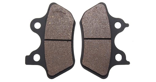 A brand new set of brake pads