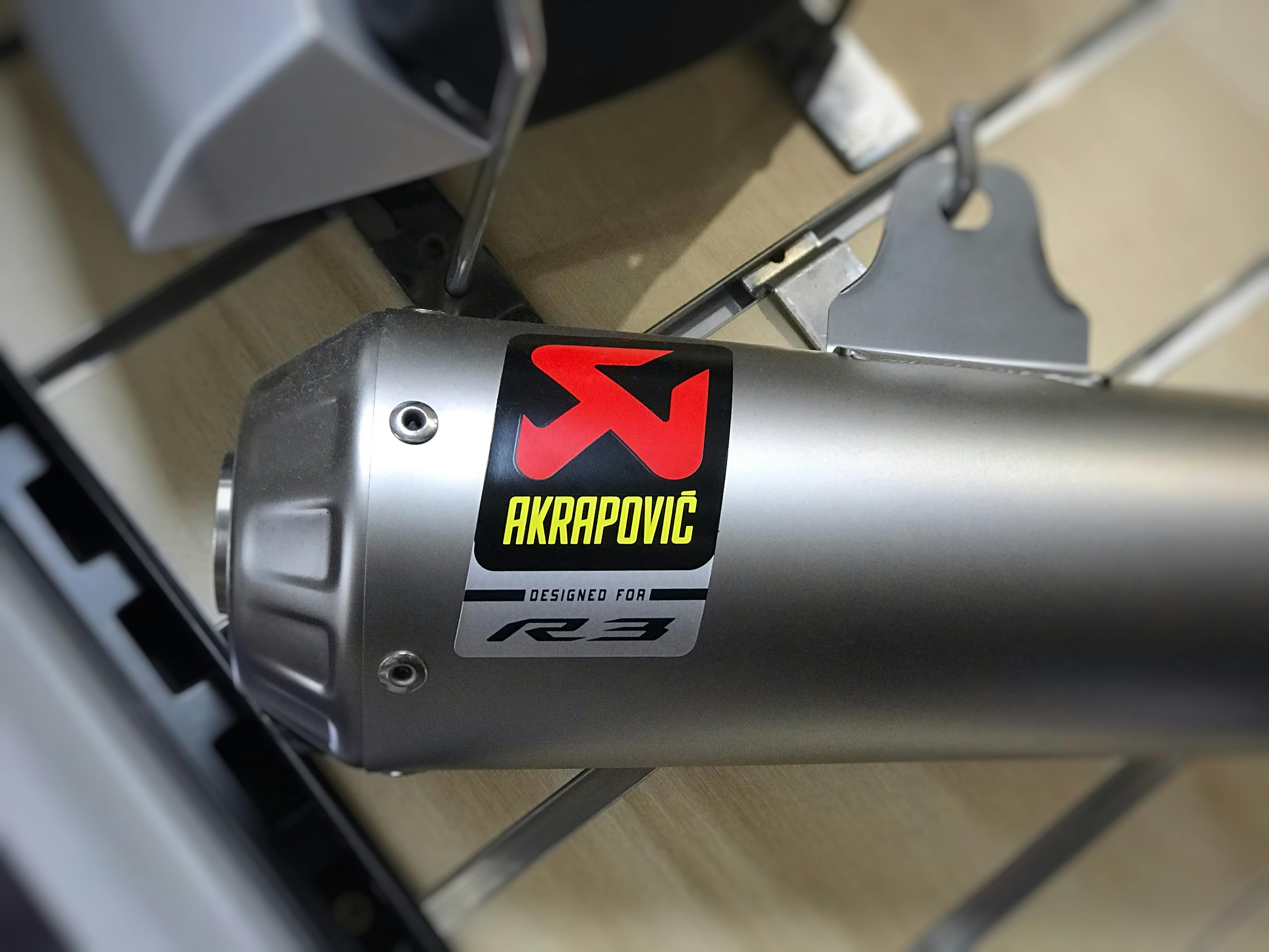 Genuine Akrapovic exhaust for Yamaha R3 from Yamaha Australia
