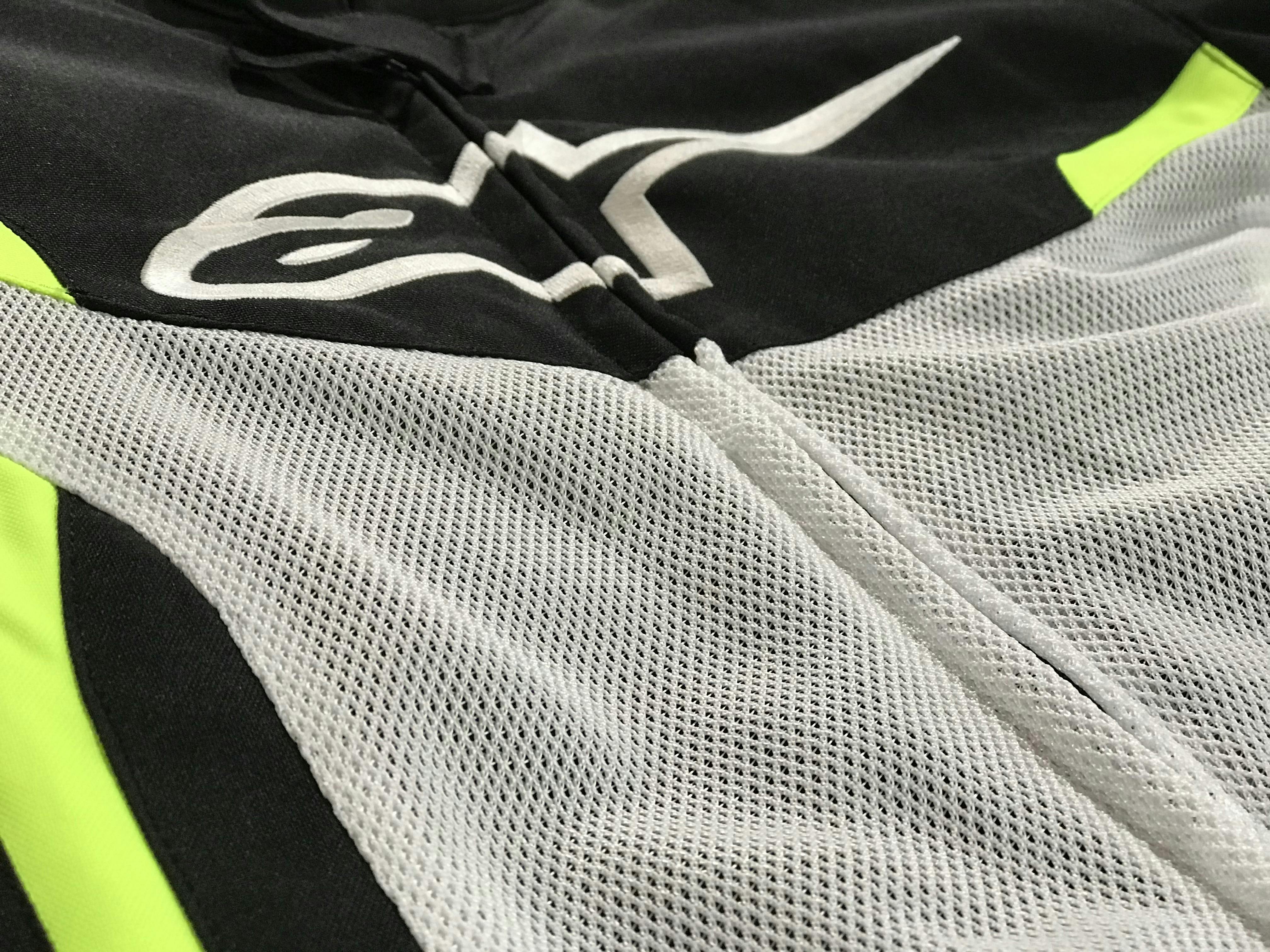 Close up on the mesh on the Alpinestars T-GP Plus V2 Air Jacket 