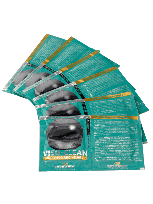 Motorex Viso-Clean one use wipes