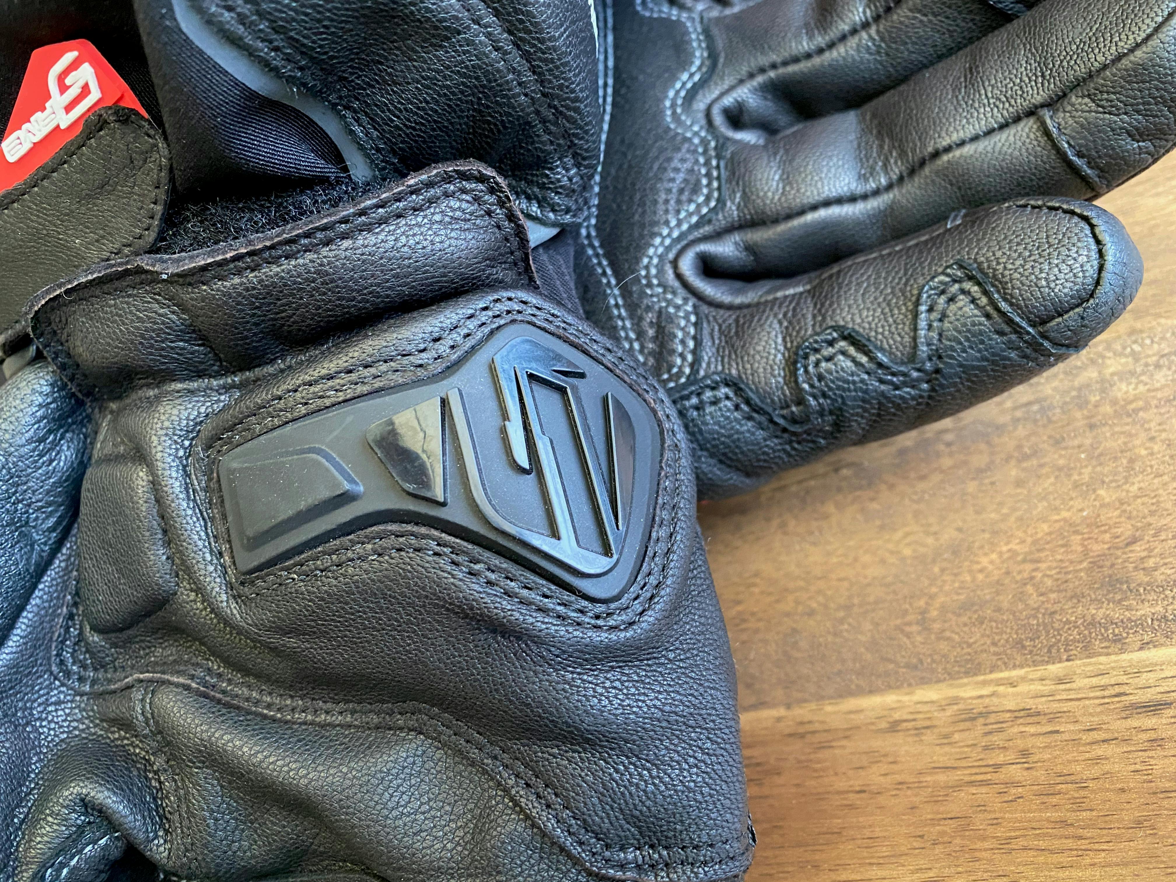 The palm armour on the Five HG-1 heated glove