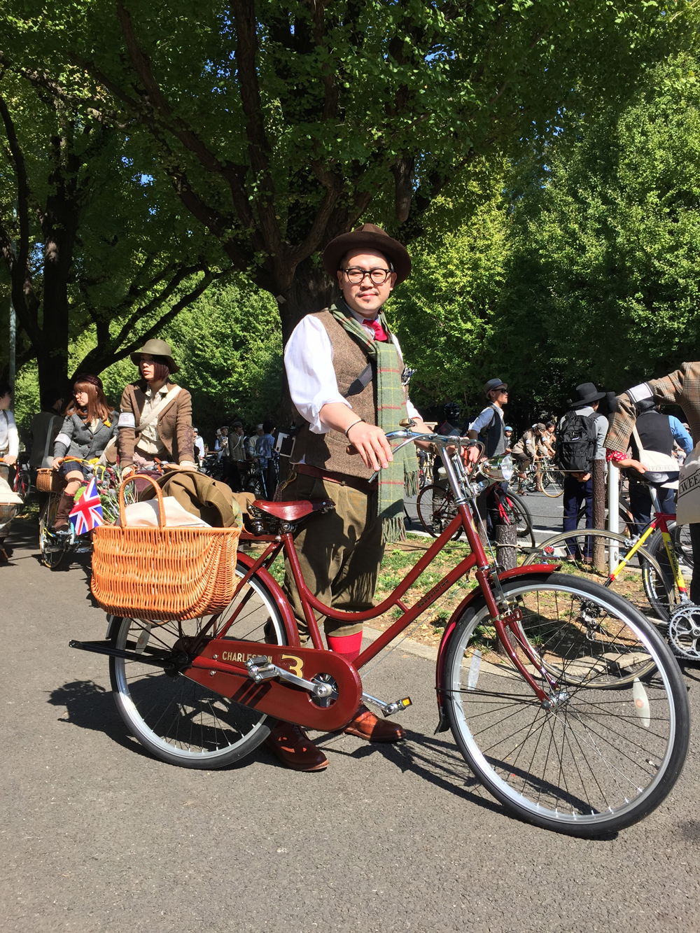 Tweed cycling clearance jacket