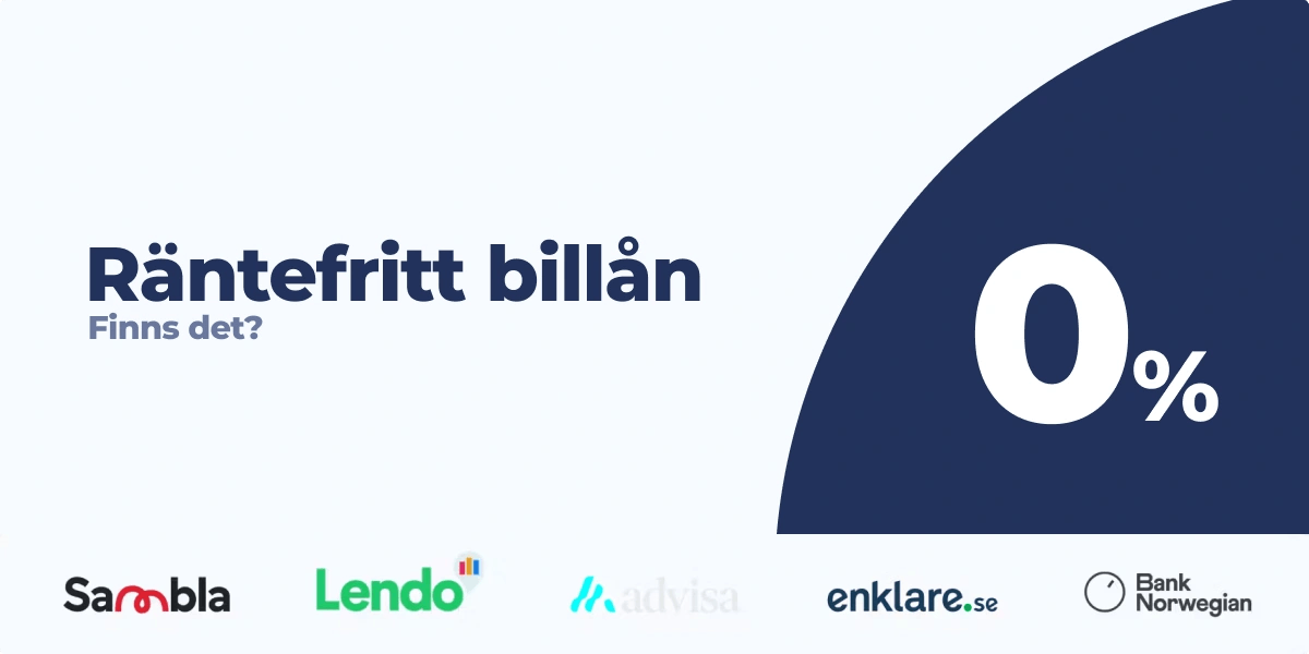 Räntefritt billån