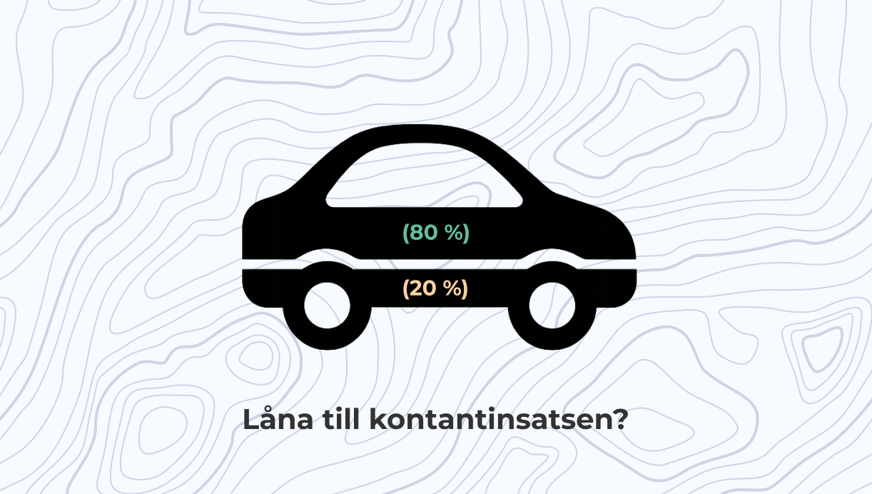 Låna till kontantinsatsen för bil