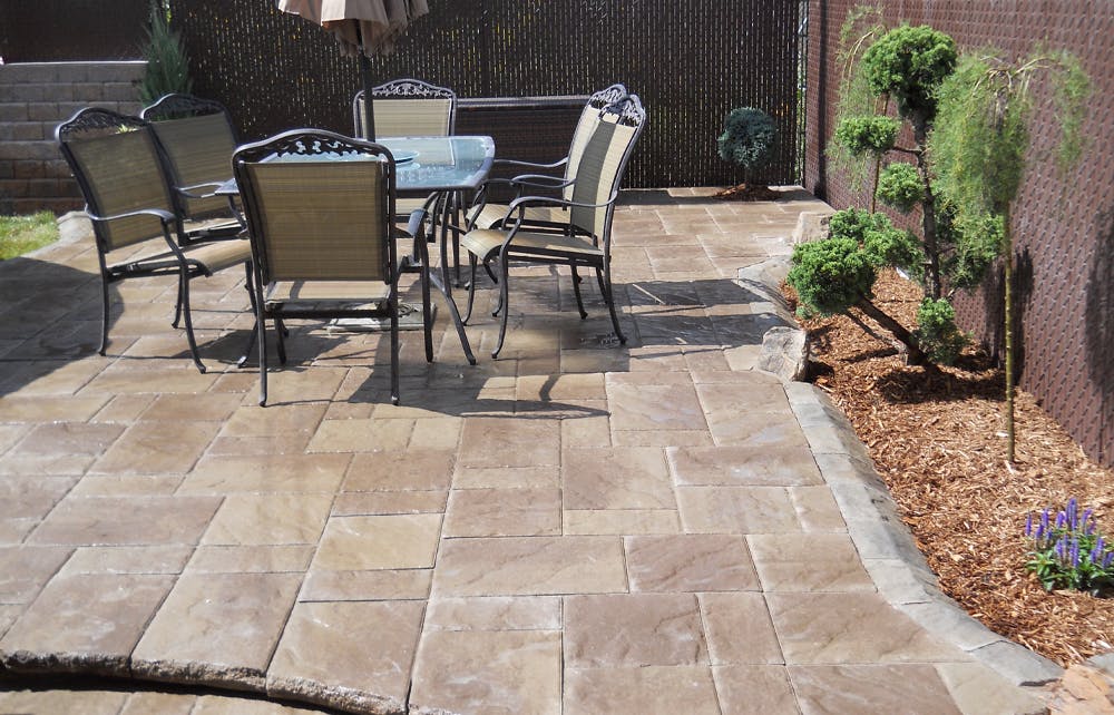 Patio stone terrace by Excellent Pavage Patio stone terrace