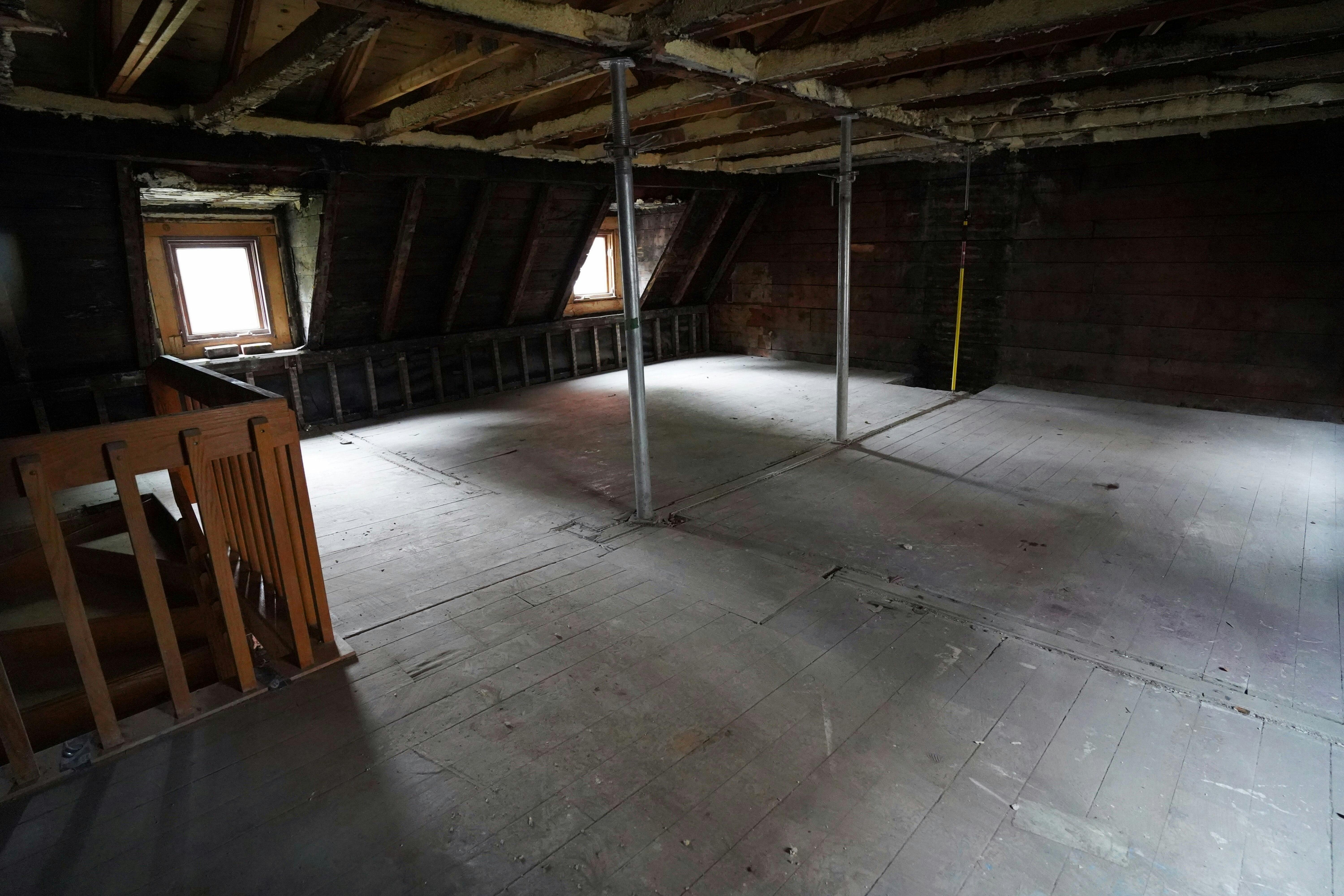 Second floor demolition - February 2022
