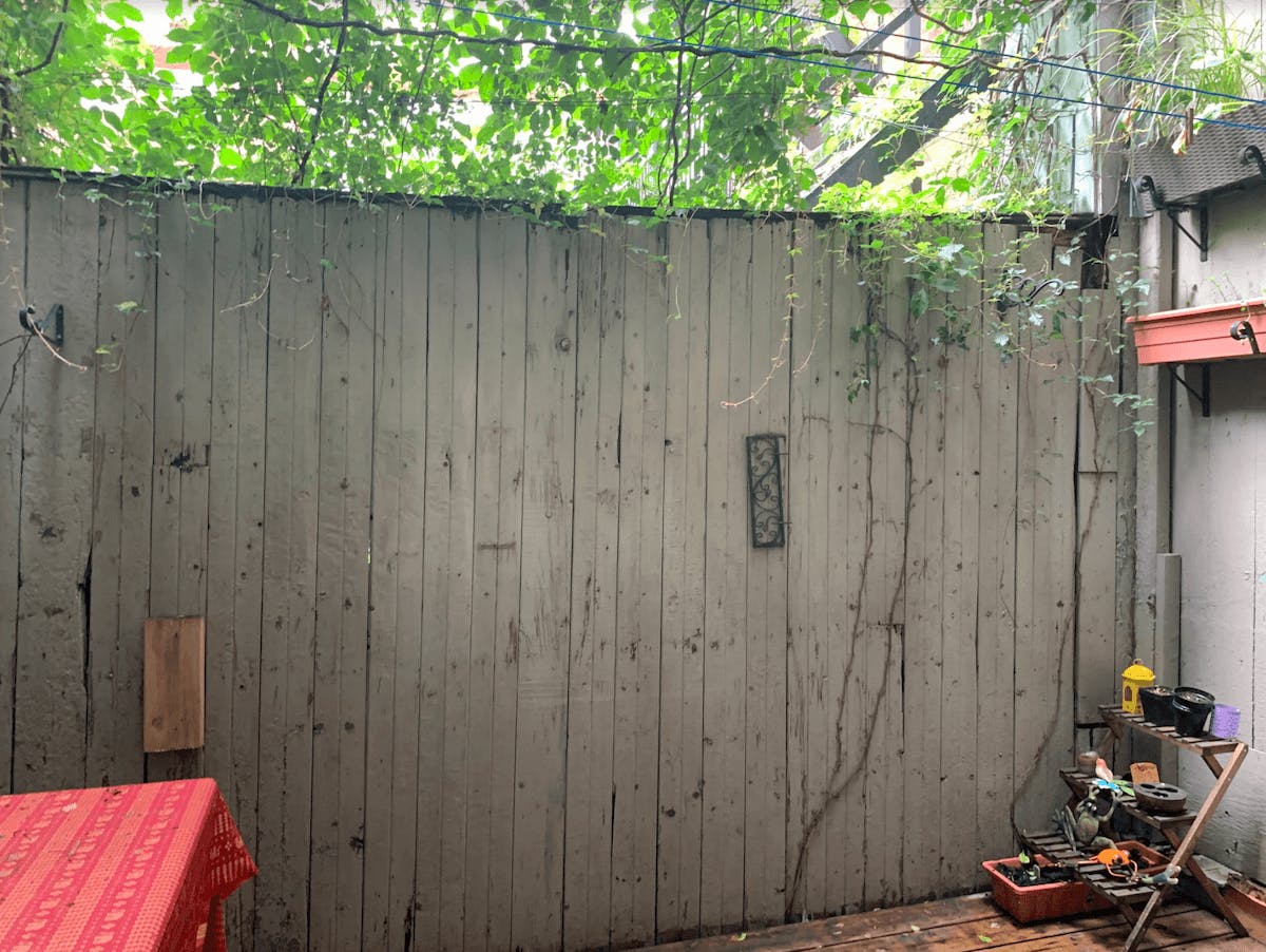 Shed, before renovation Shed, before renovation
