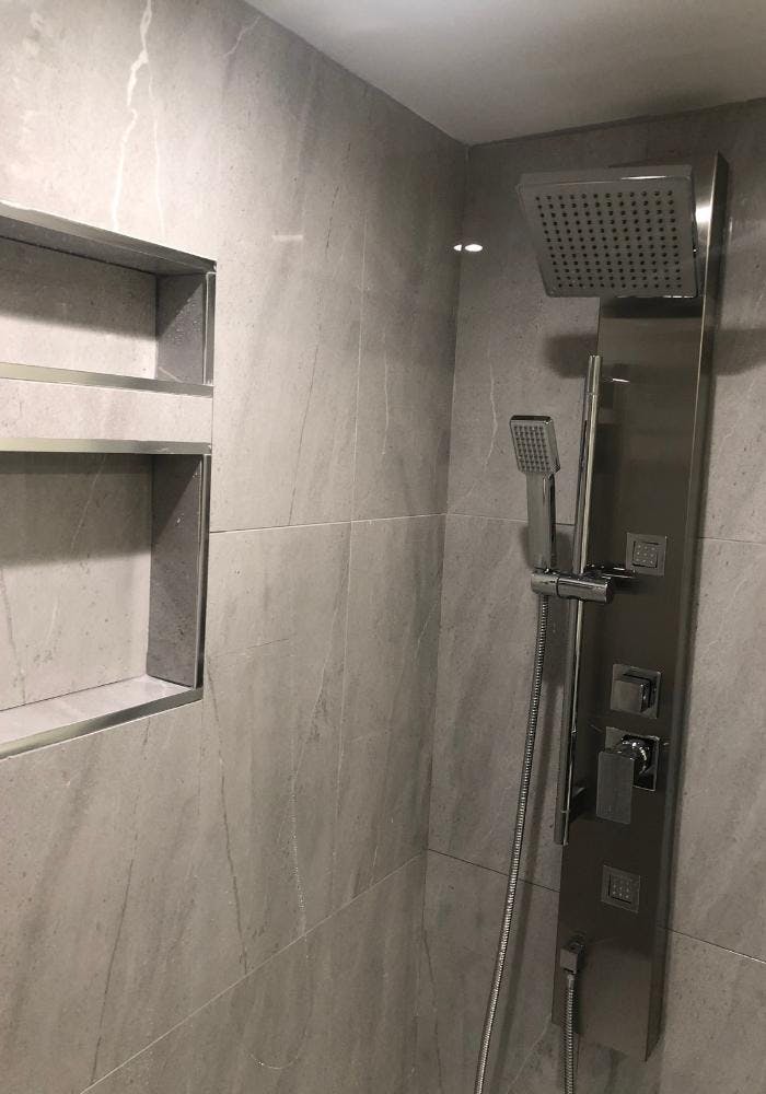 Shower, after
