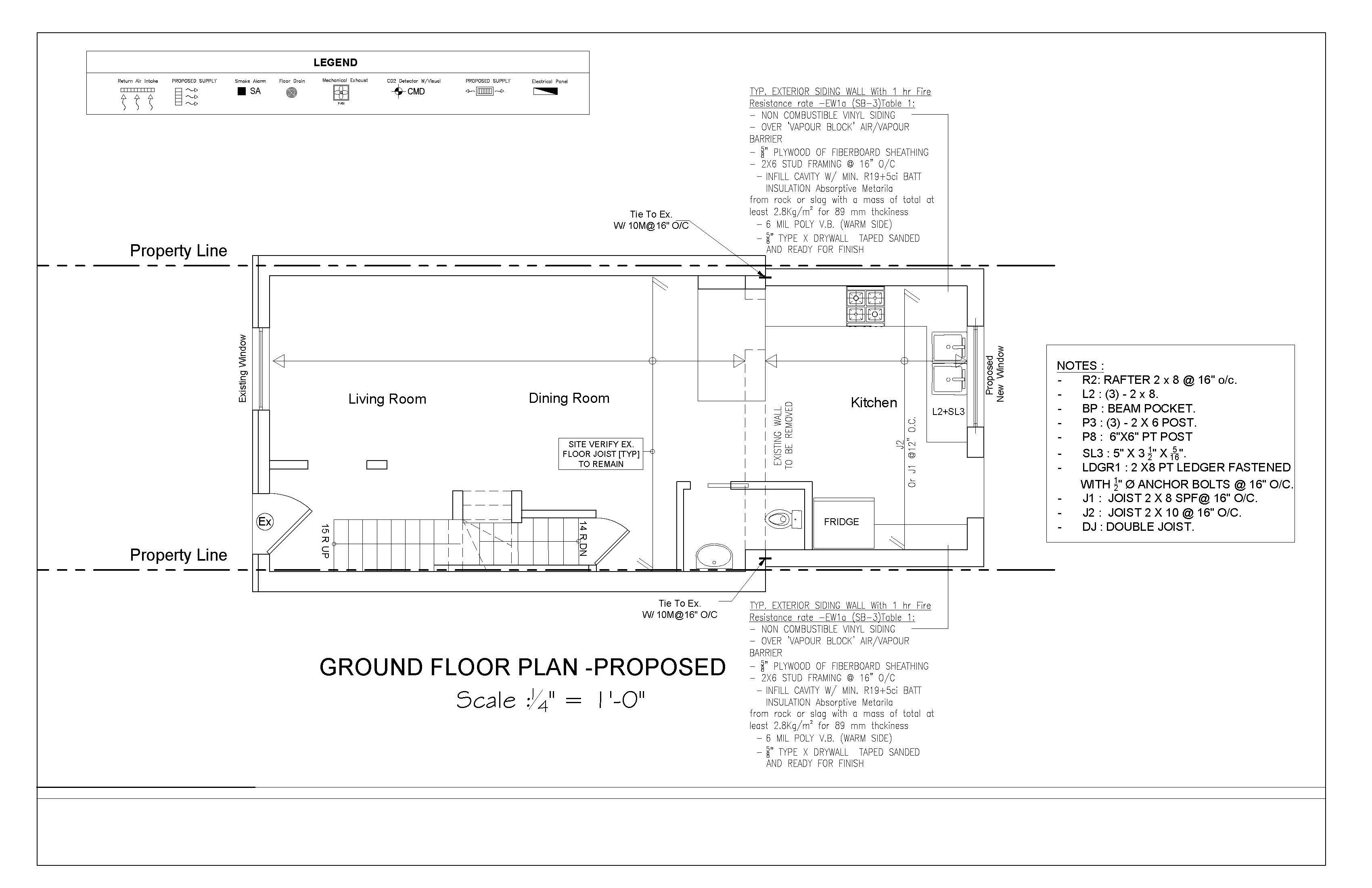 Ground floor plan - Proposed