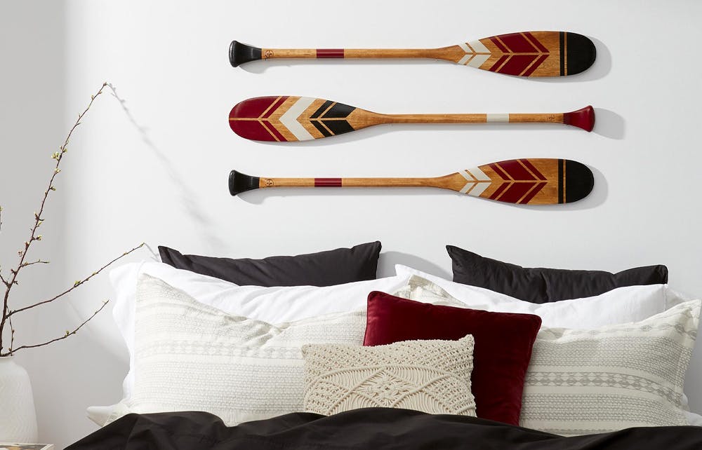 Paddle design by Onquata Paddle design wall decor