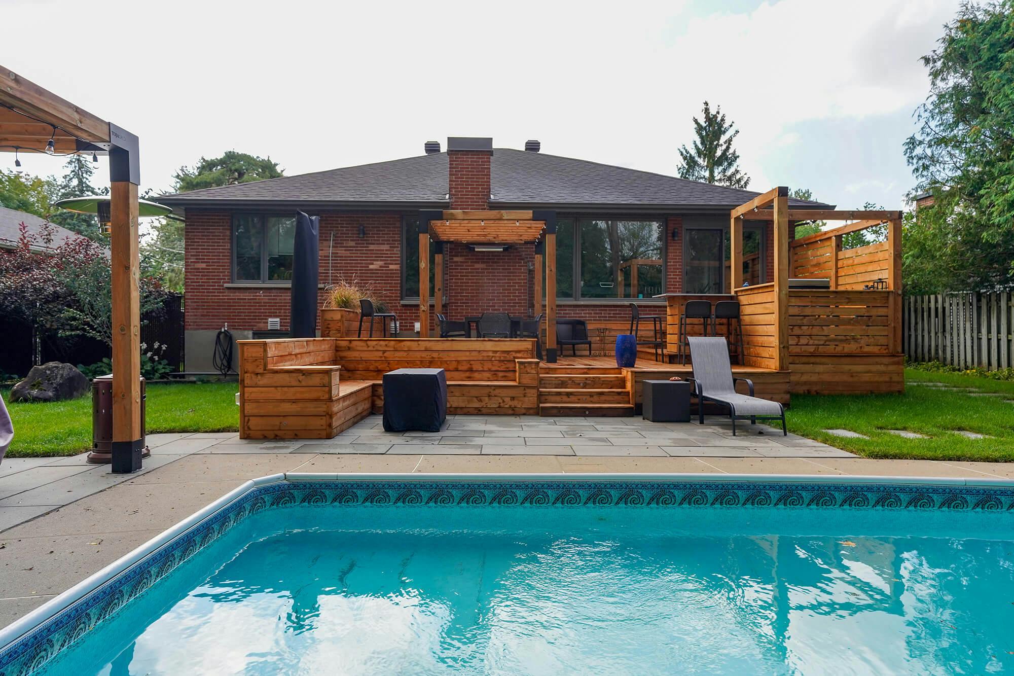 Backyard and patio renovation