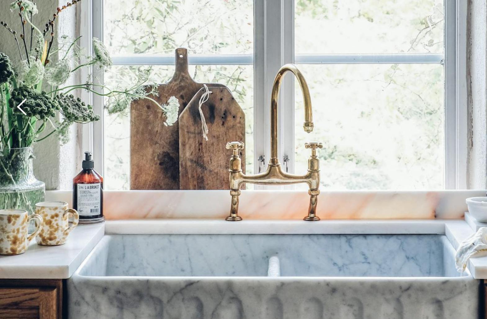 By the numbers Tuscan Farmhouse Carrara Marble Sink