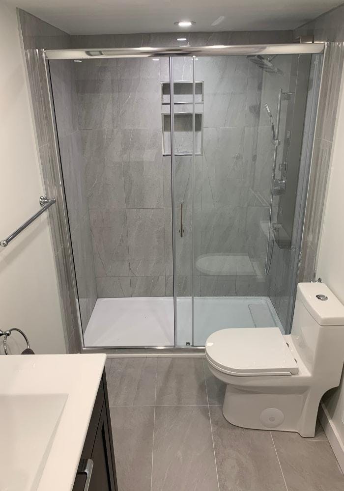 Shower, after