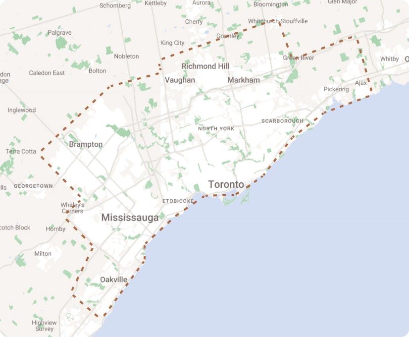 Toronto map