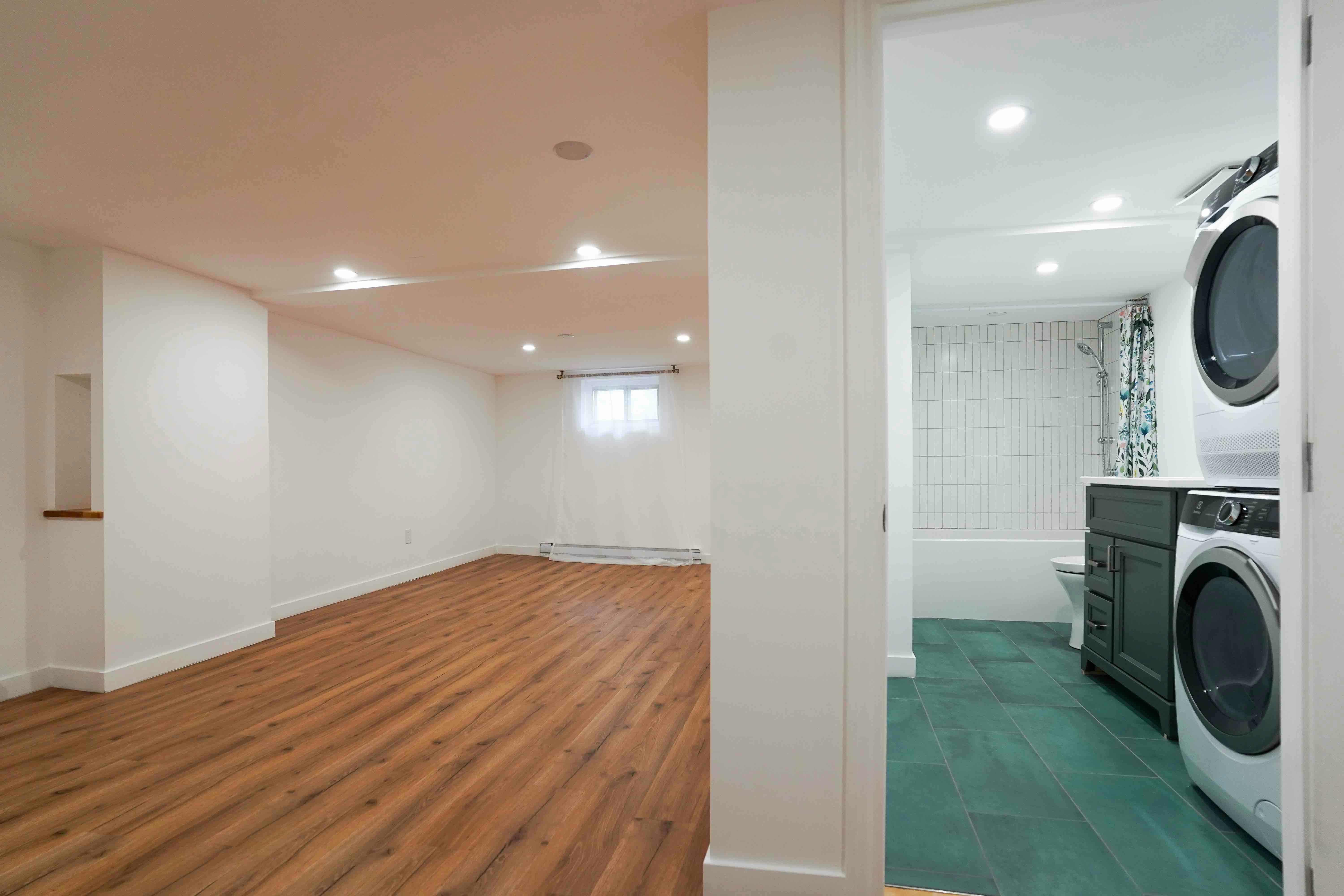 Renovated basement