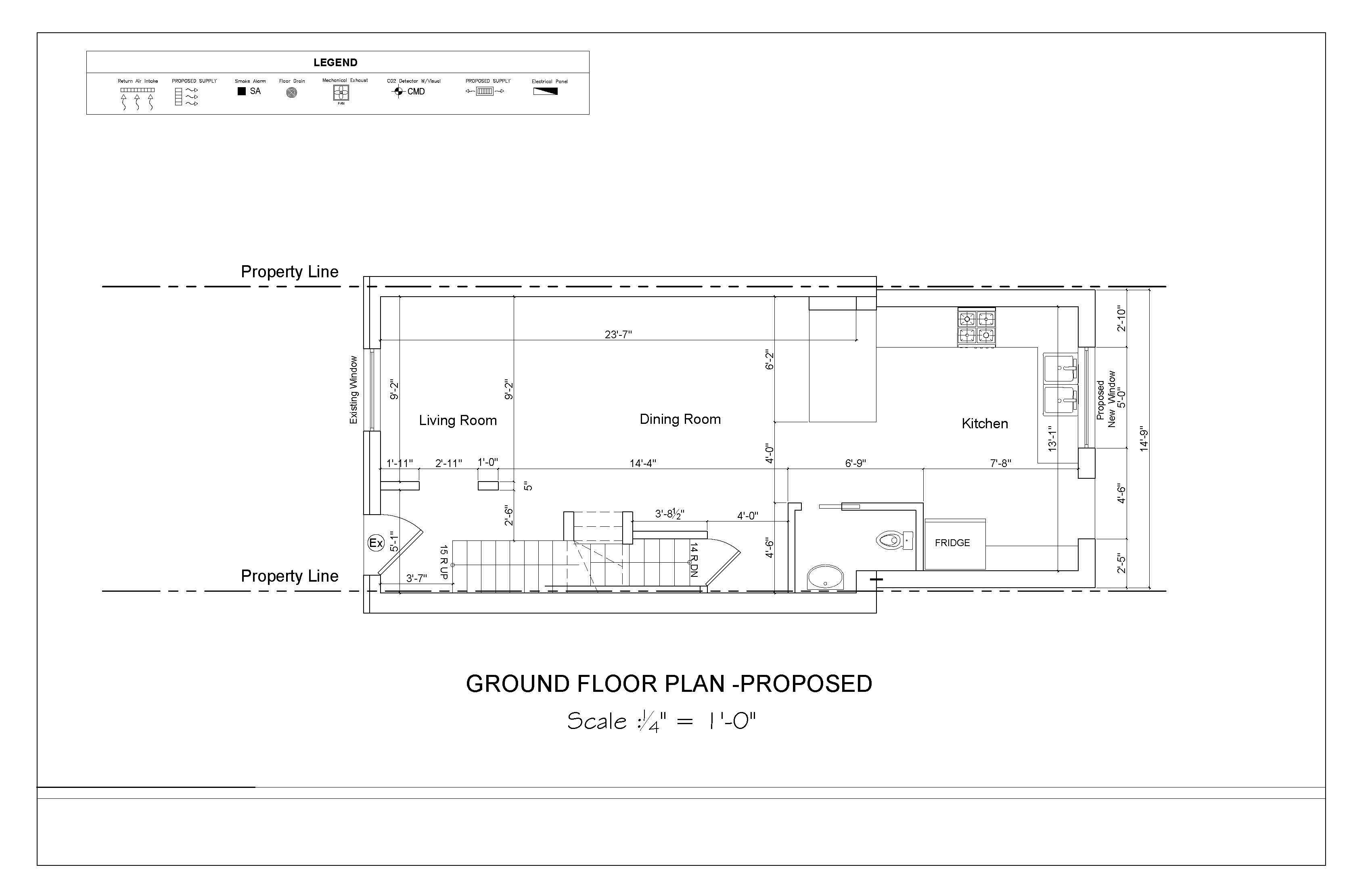 Ground floor plan - Proposed