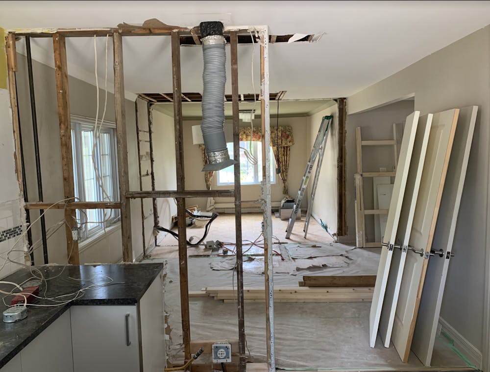 Rénovation de cuisine en cours Rénovation de cuisine en cours