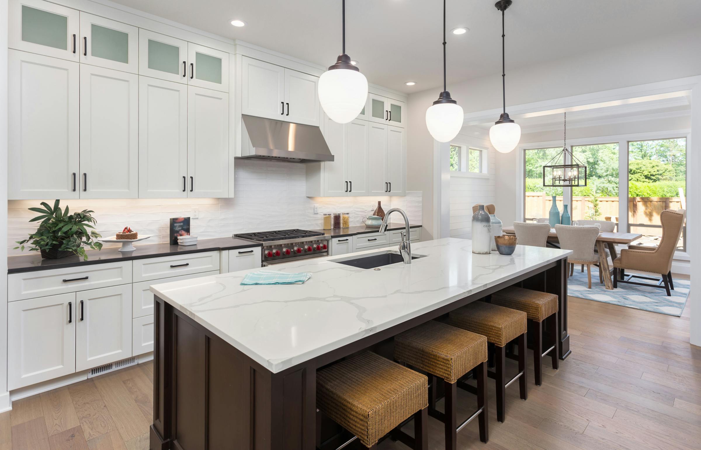 Kitchens and bathrooms: Spring and Summer Large minimalist kitchen renovation