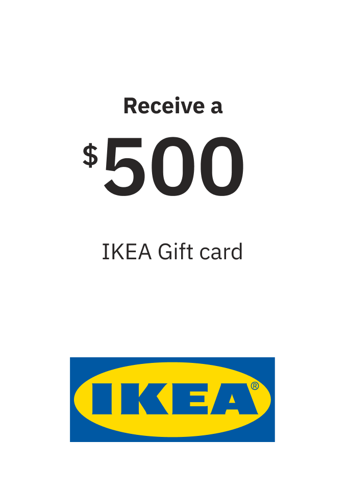 $500 IKEA Gift card $500 IKEA Gift card