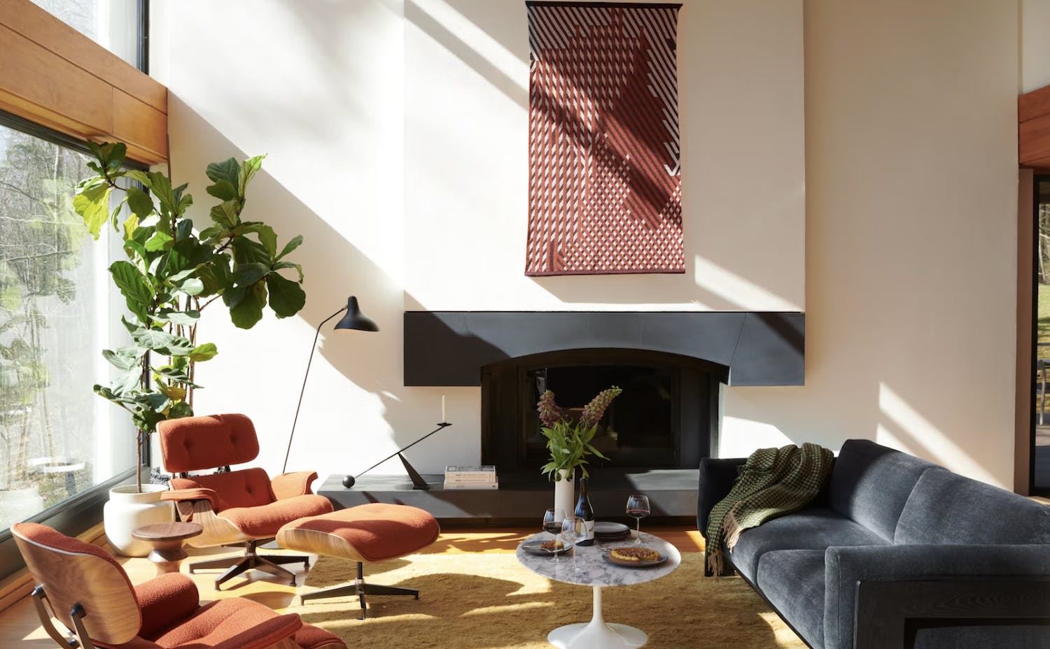 Mid-century modern style, deconstructed Mid-century modern style, deconstructed