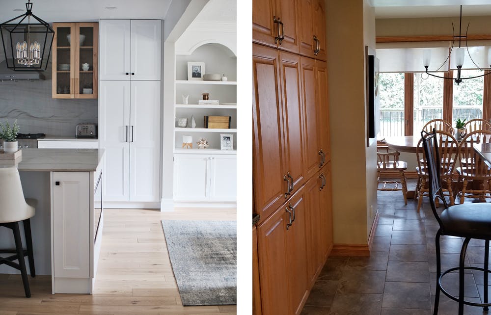Kitchen renovation before and after Kitchen renovation before and after