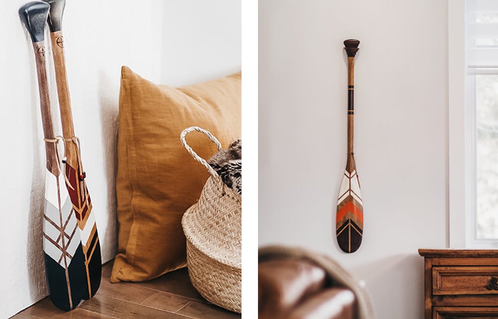 Paddle design by Onquata Onquata paddels in bedroom