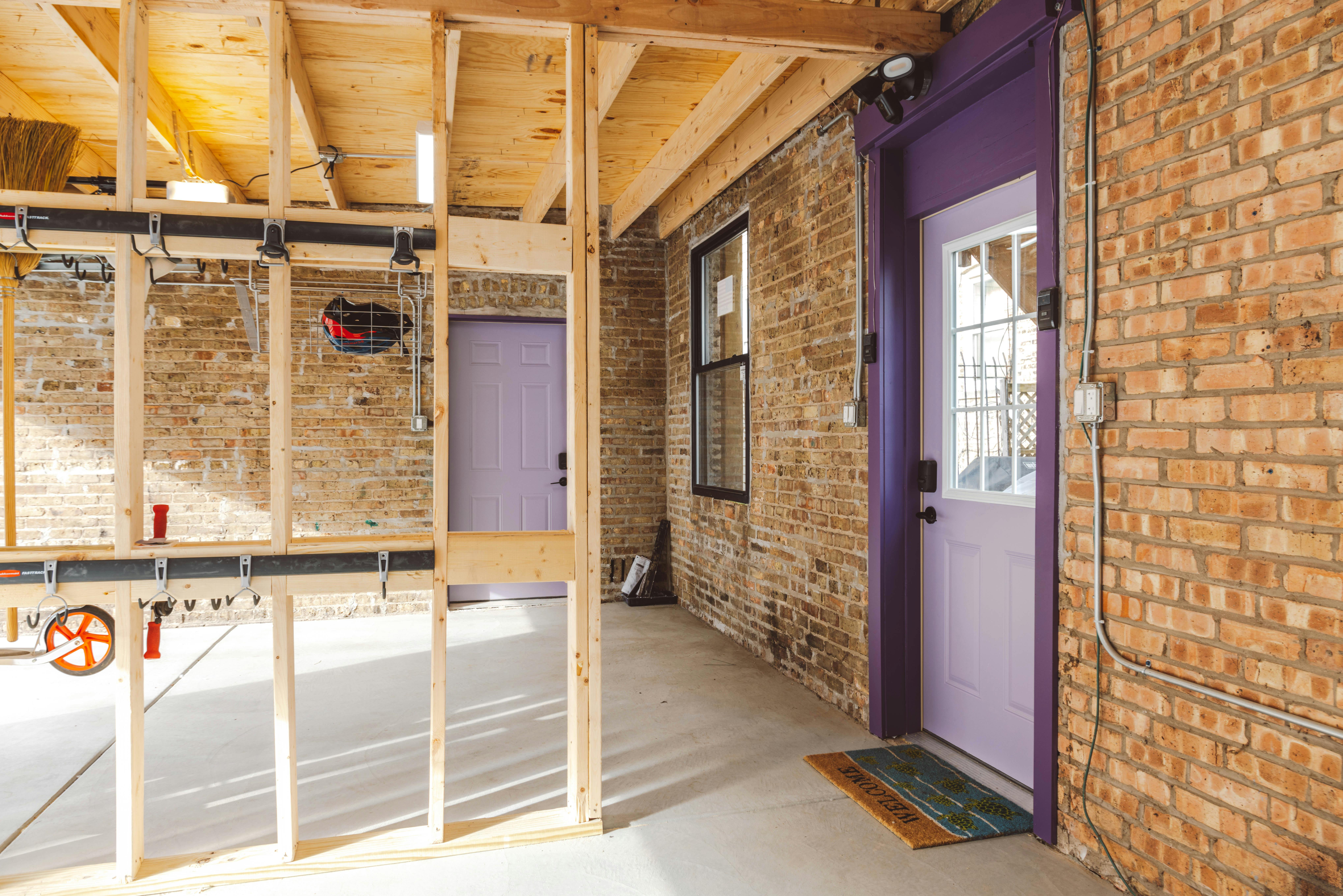 Renovated garage