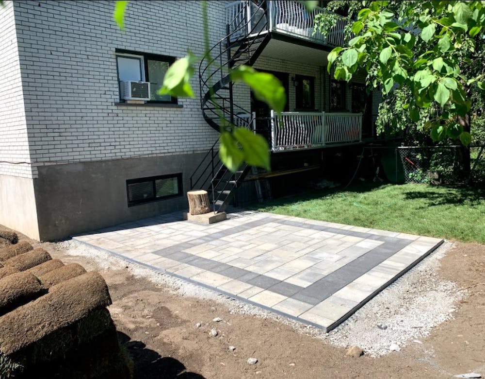 Backyard, during renovation Backyard, during renovation