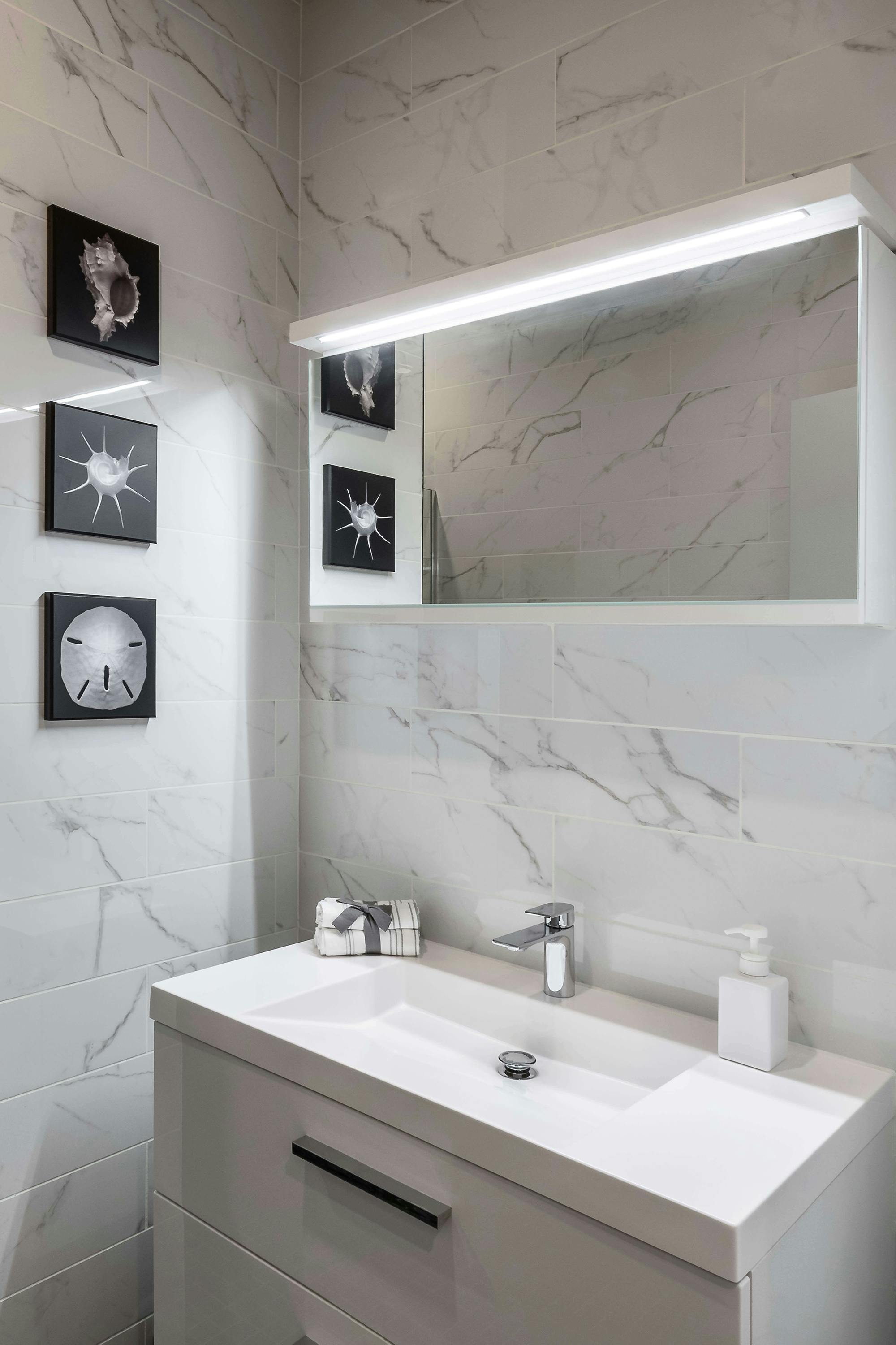 Salle de bain au premier étage
