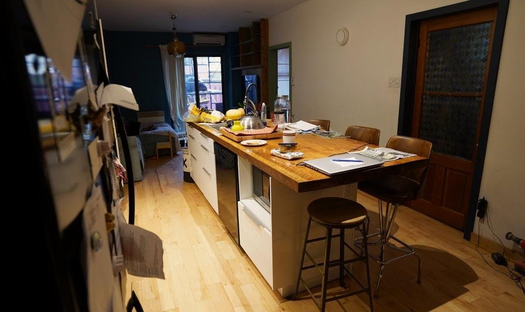 Cuisine du premier étage avant