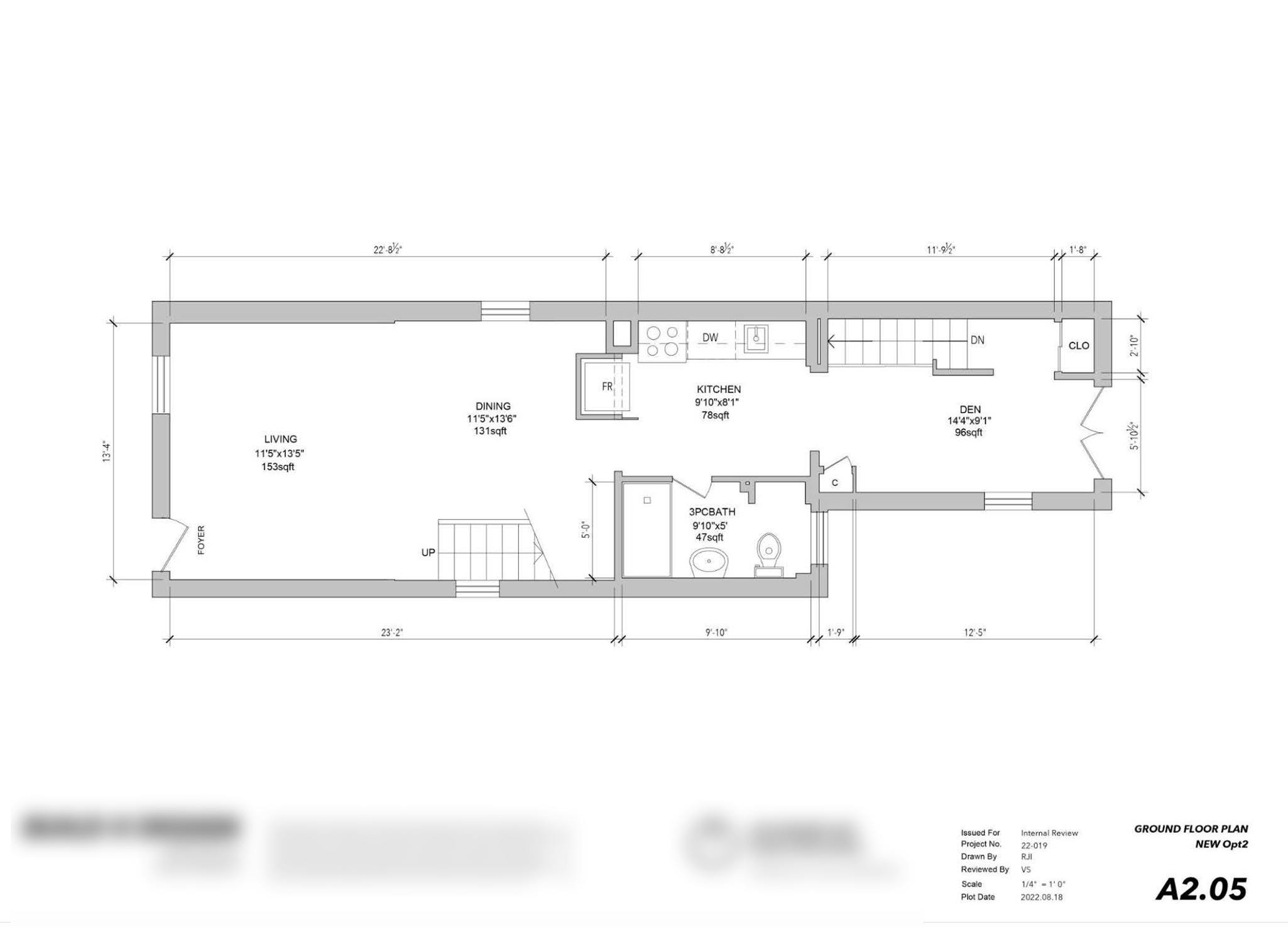 Ground floor plan - Option 2