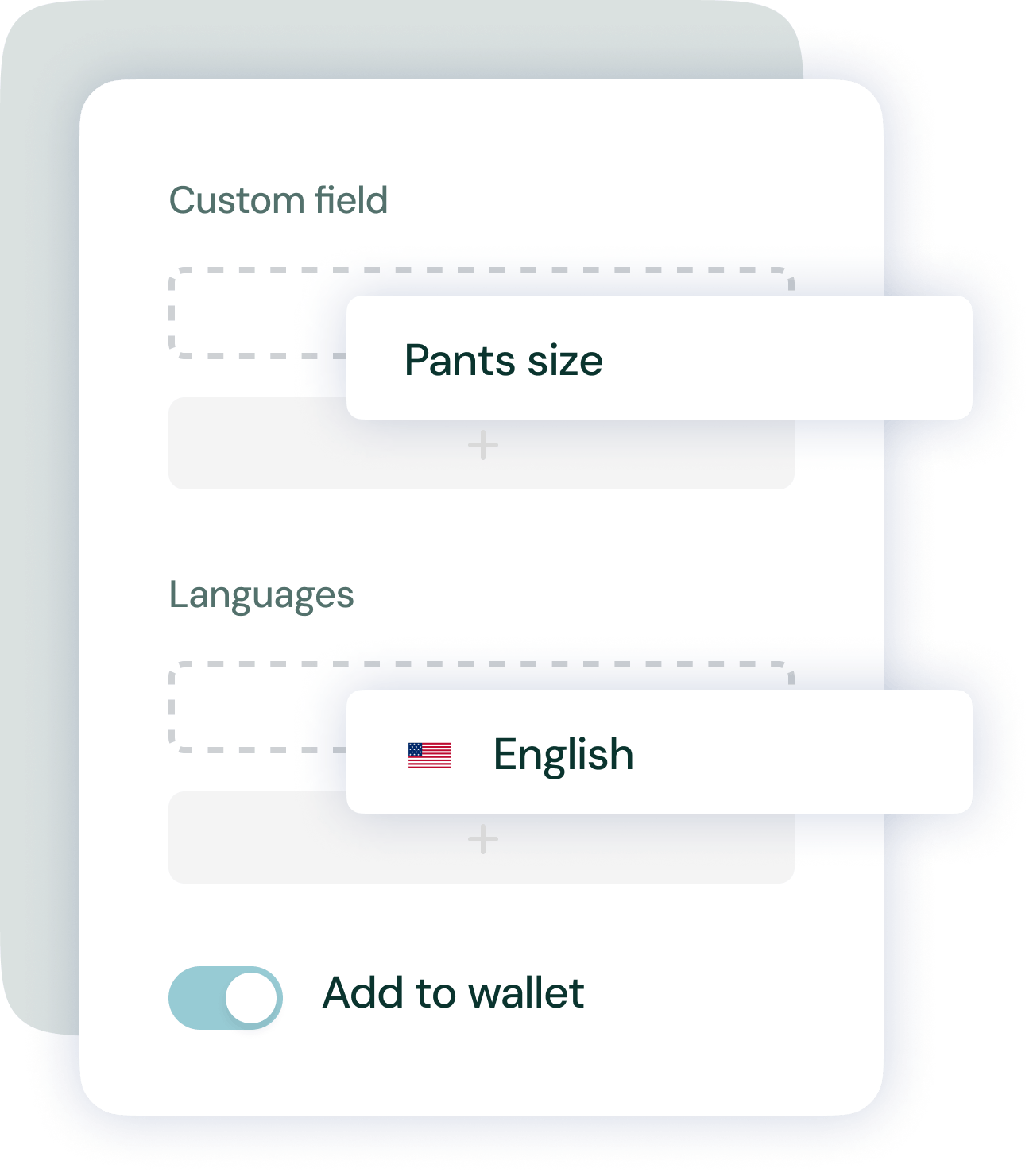 Screenshot of a data collection tool