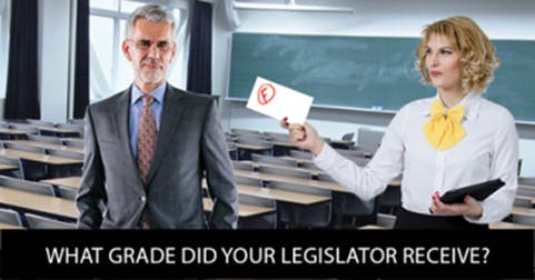 What Grade Did Your Legislator Receive?