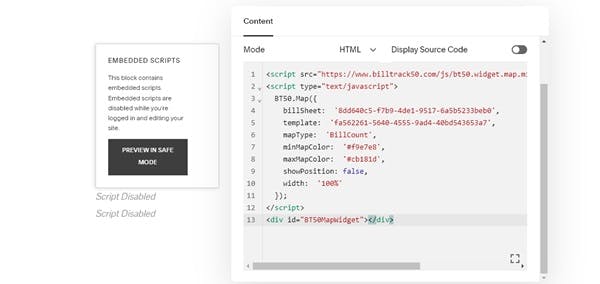 Paste your code over the existing code